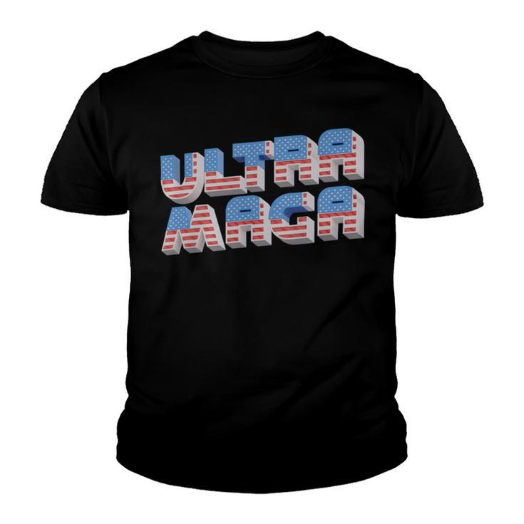 Ultra Maga Tshirt Proud Ultra Maga Make America Great Again America Tshirt United State Of America Youth T-shirt