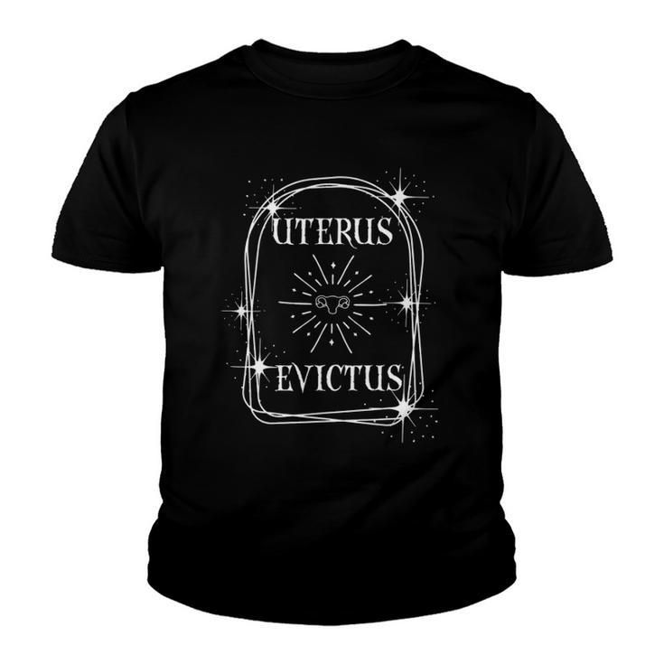 Uterus Evictus Hysterectomy Glitter Apparel Youth T-shirt