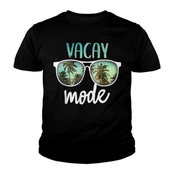 Vacay Mode Cute Vacation Summer Cruise Getaway  Youth T-shirt