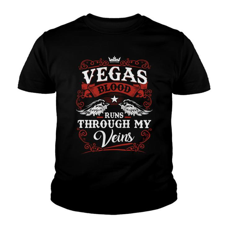 Vegas Name Shirt Vegas Family Name Youth T-shirt
