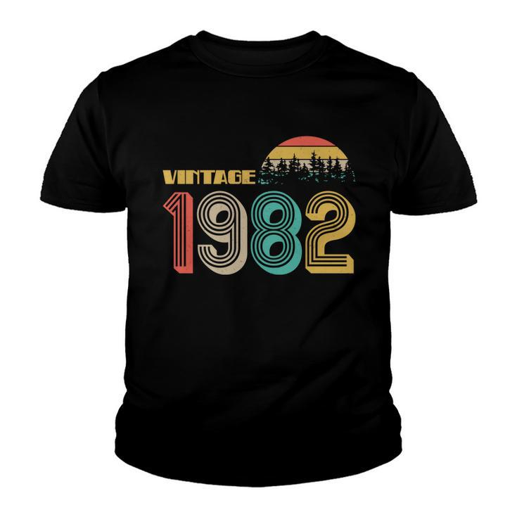 Vintage 1982 Sun Wilderness 40Th Birthday  V2 Youth T-shirt