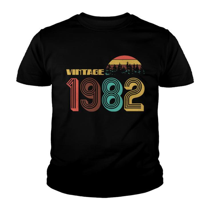 Vintage 1982 Sun Wilderness 40Th Birthday  Youth T-shirt