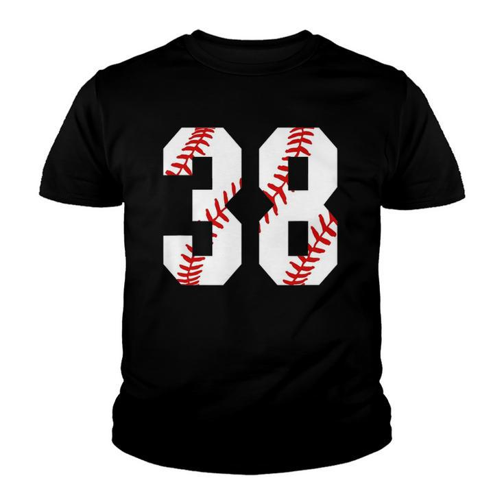 Vintage Baseball 38 Jersey Baseball Number 38 Player Youth T-shirt