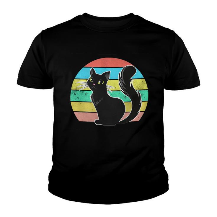 Vintage Black Cat Lover 307 Shirt Youth T-shirt