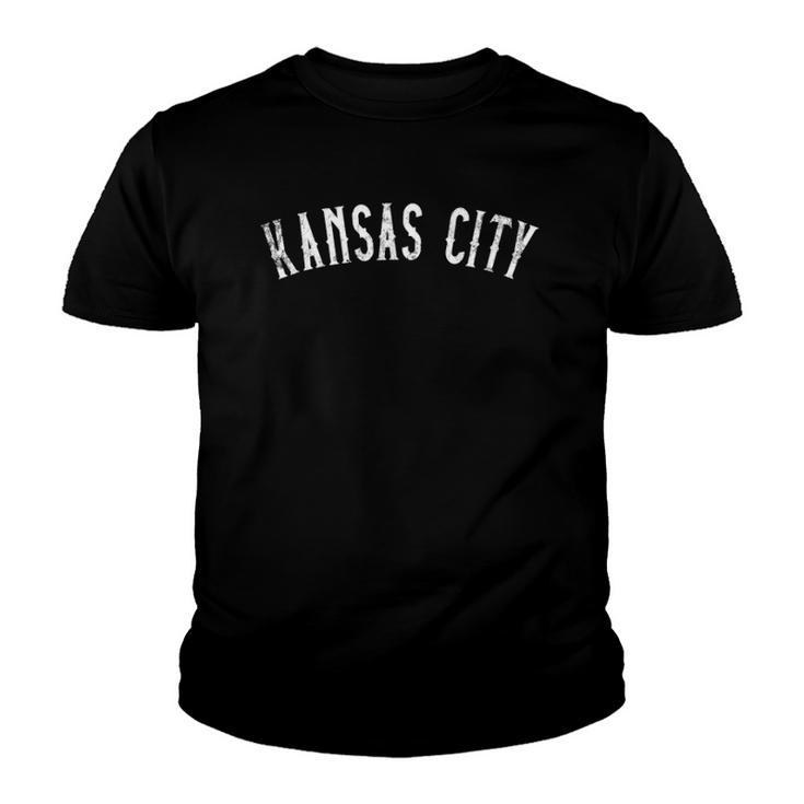 Vintage Kansas City Text Apparel Kc Youth T-shirt