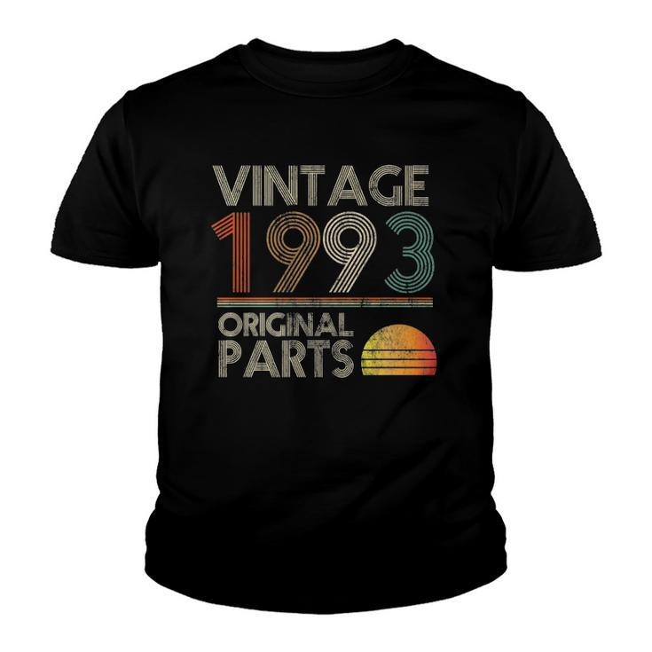 Vintage Original Parts Birthday 1993 29Th Retro Style  Youth T-shirt