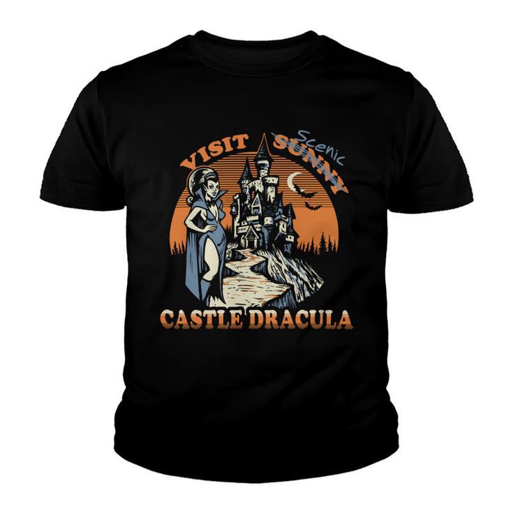 Visit Scenic Castle Dracula 220 Trending Shirt Youth T-shirt