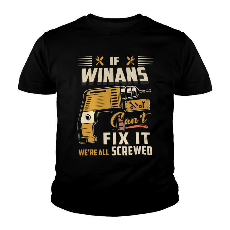 Winans Blood Runs Through My Veins Name V2 Youth T-shirt