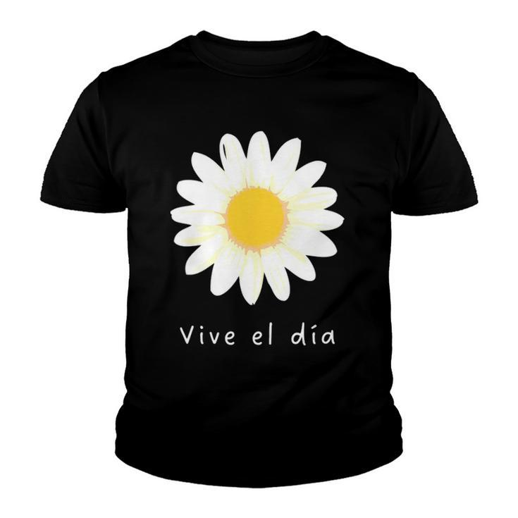 Womens Cute Spanish Sunflower V-Neck Youth T-shirt