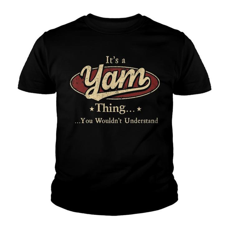 Yam Shirt Personalized Name Gifts T Shirt Name Print T Shirts Shirts With Name Yam Youth T-shirt
