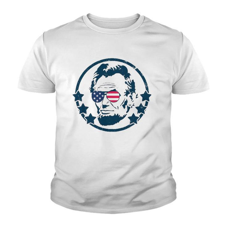 Abraham Lincoln 4Th Of July  Usa Tee Gift Youth T-shirt