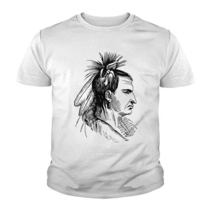 American Native Indian Graphics Youth T-shirt