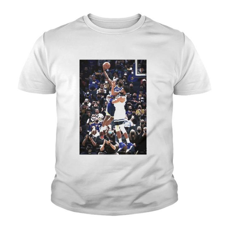 Andrew Wiggins Posterized Karl-Anthony Towns Basketball Lovers Gift Youth T-shirt