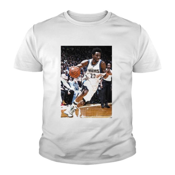 Andrew Wiggins Wolves 22 Cahier À Spirale Basketball Lovers Gift Youth T-shirt