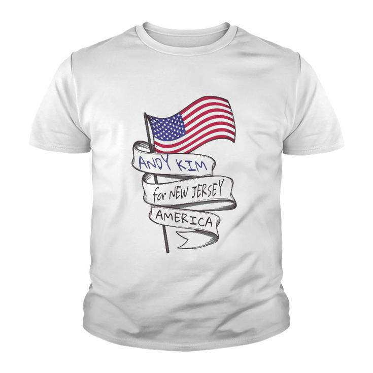 Andy Kim For New Jersey US House Nj-3 Campaign Tee Youth T-shirt