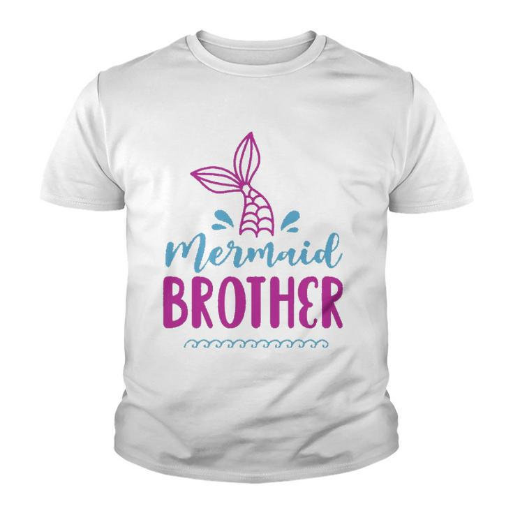 Birthday Mermaid Brother Matching Family For Boys Youth T-shirt