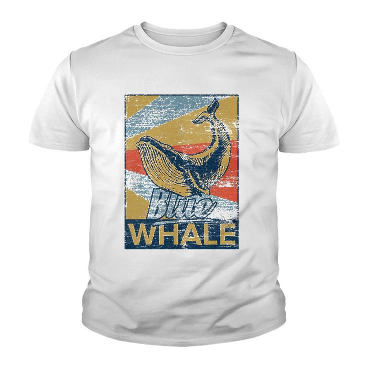 Blue Whale Animal Sea Zookeeper Gift Idea Youth T-shirt