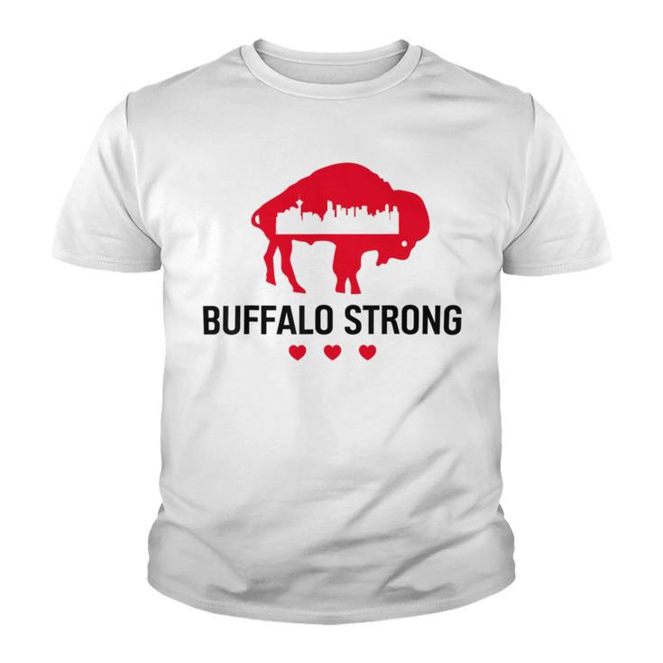 Buffalo Strong Pray For Buffalo Buffalo Strong Youth T-shirt