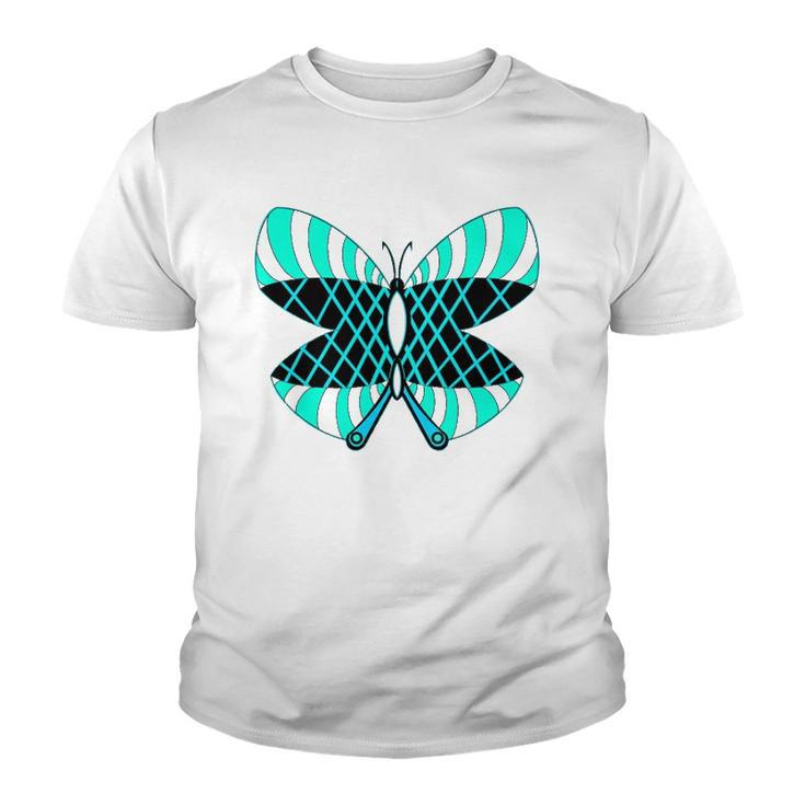 Butterfly Blue Dream Animal Lover Youth T-shirt