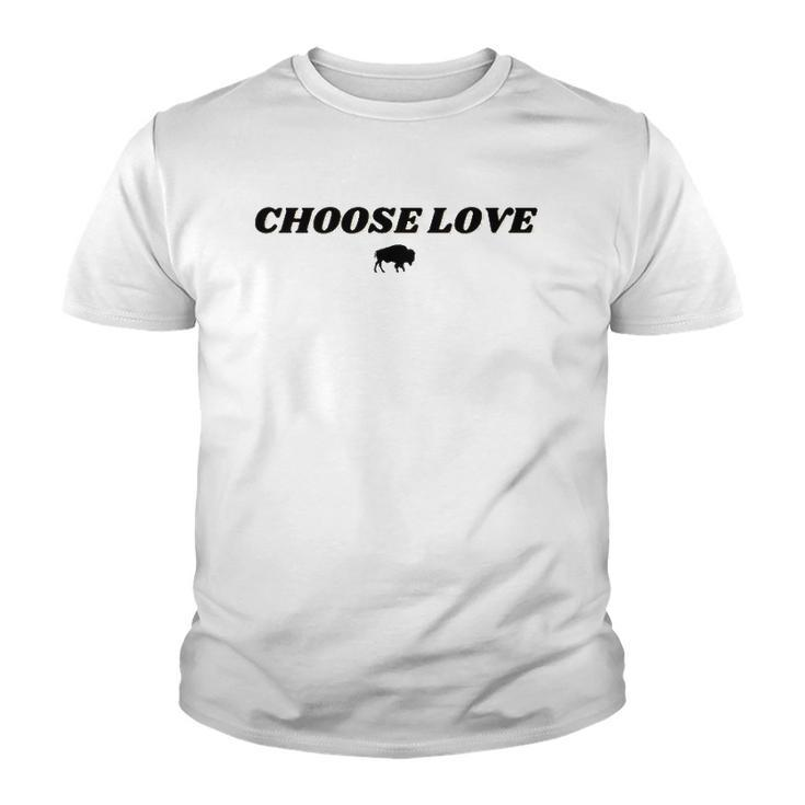 Choose Love Buffalo  Pray For Buffalo V2 Youth T-shirt