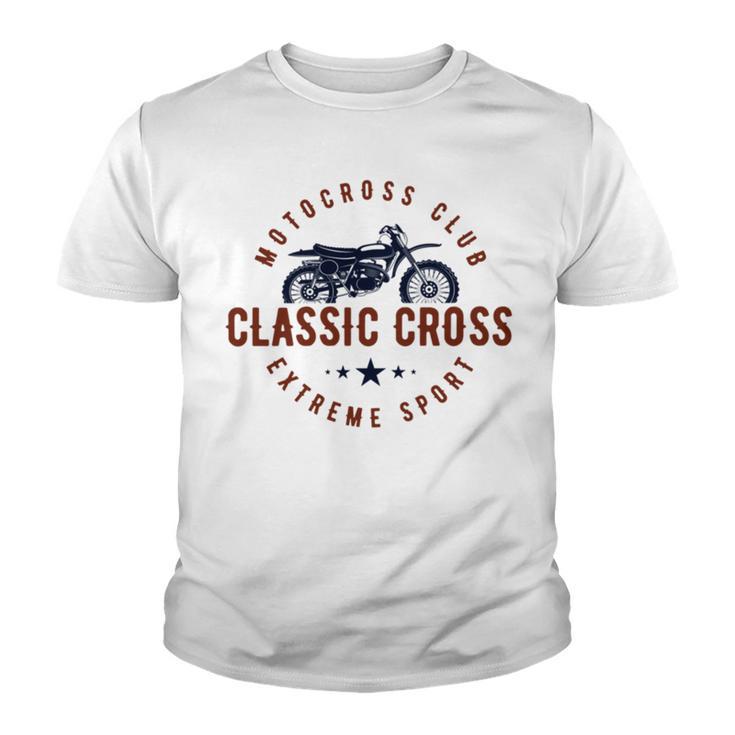 Classic Motor Cross Club  Youth T-shirt