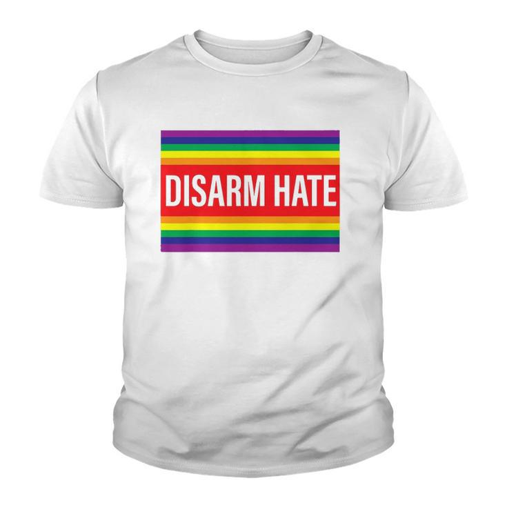 Disarm Hate Lgbtq Pride Protect Trans Students Not Afraid Youth T-shirt