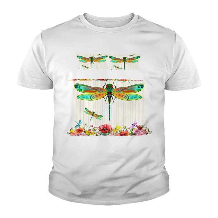 Dragonfly Wallpaper Youth T-shirt