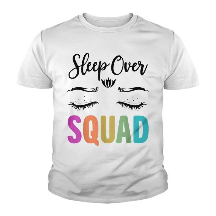 Funny Sleepover Squad Pajama Great For Slumber Party  V2 Youth T-shirt