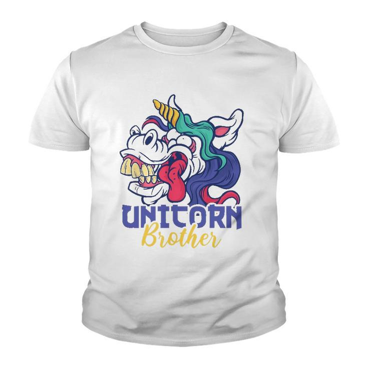 Funny Unicorn Design For Girls And Woman Unicorn Brother Youth T-shirt