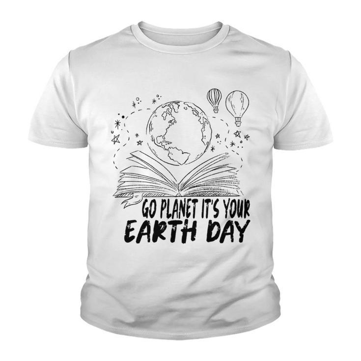 Go Planet Its Your Earth Day V2 Youth T-shirt