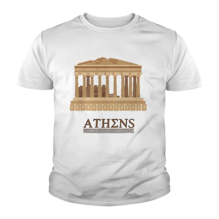 Greece Parthenonathens Souvenir Gif Youth T-shirt