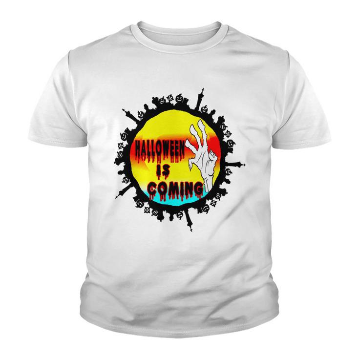 Halloween Time Is Coming Youth T-shirt