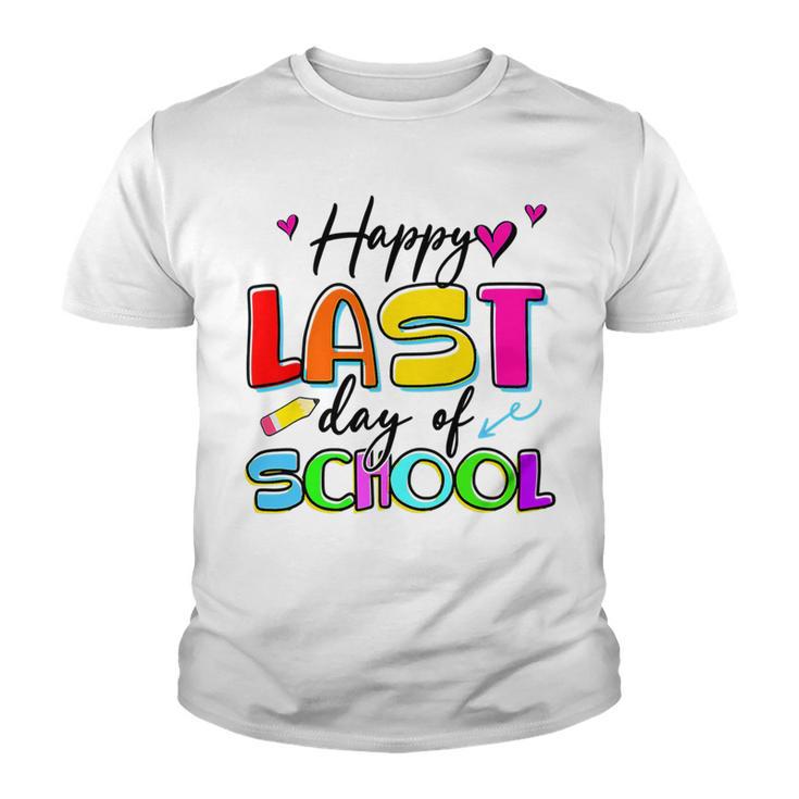 Happy Last Day Of School Graduation Students And Teacher Youth T-shirt