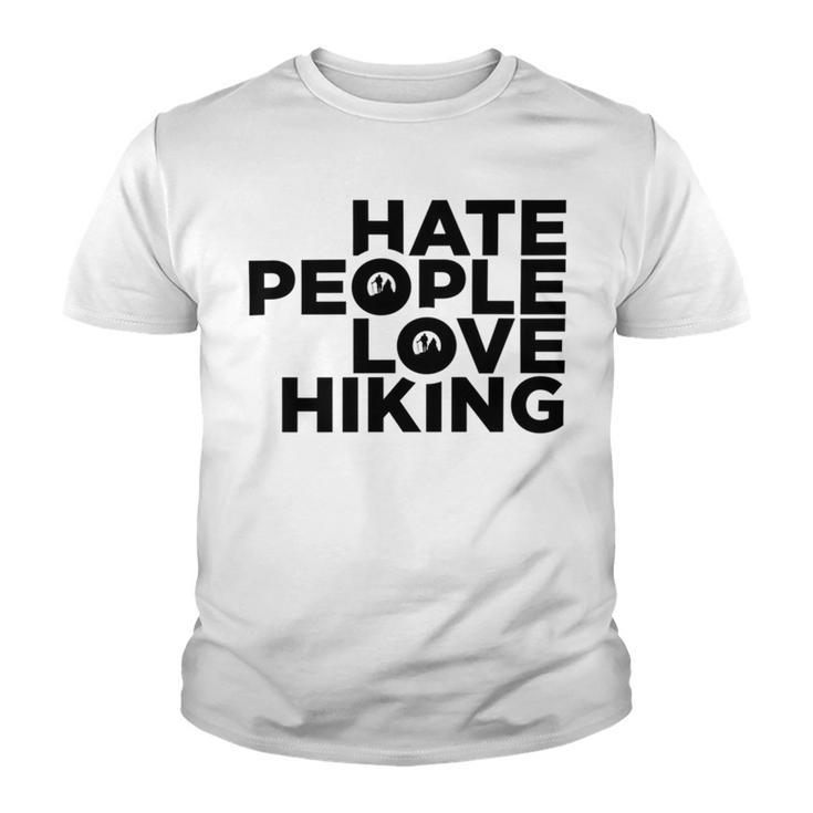 Hate People Love Hiking V2 Youth T-shirt