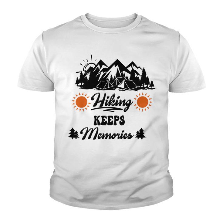 Hiking Keeps Memories V2 Youth T-shirt