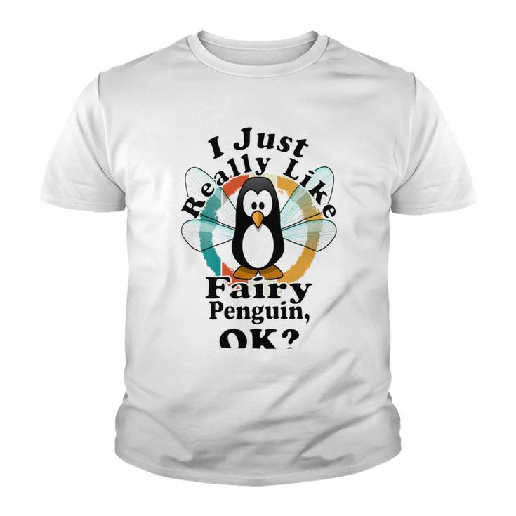 I Really Like Fairy Penguin Ok Youth T-shirt