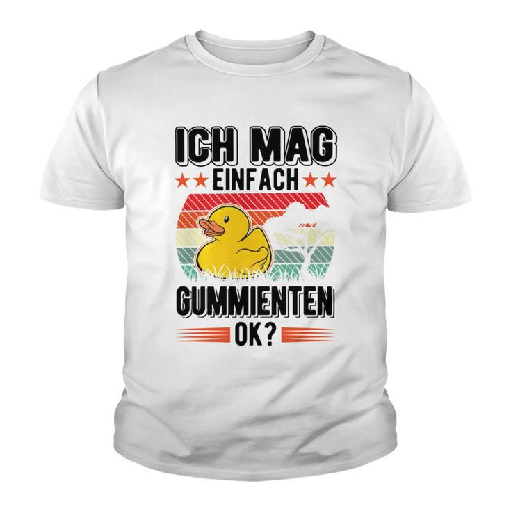 Ich Mag Einfach Gummienten Badeente Youth T-shirt