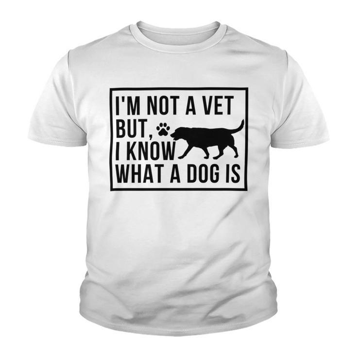 Im Not A Vet But I Know What A Dog Is Transgender Gift Youth T-shirt