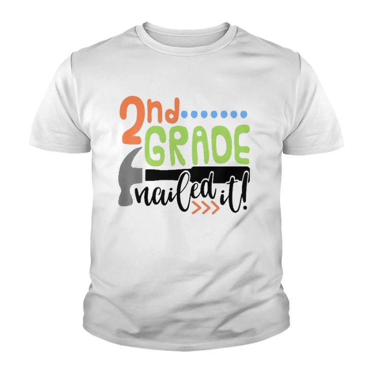 Kids 2Nd Grade Boy Last Day Of School  Nailed It Youth T-shirt