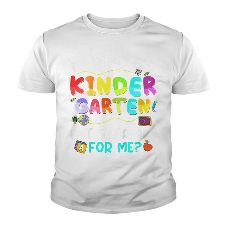 Kids Ready For Kindergarten Back To School First Day Boys Girls  Youth T-shirt
