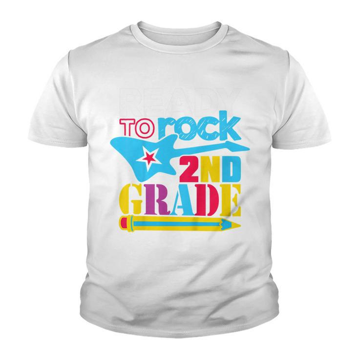 Kids Ready To Rock Second Grade  2Nd Grade Back To School  Youth T-shirt