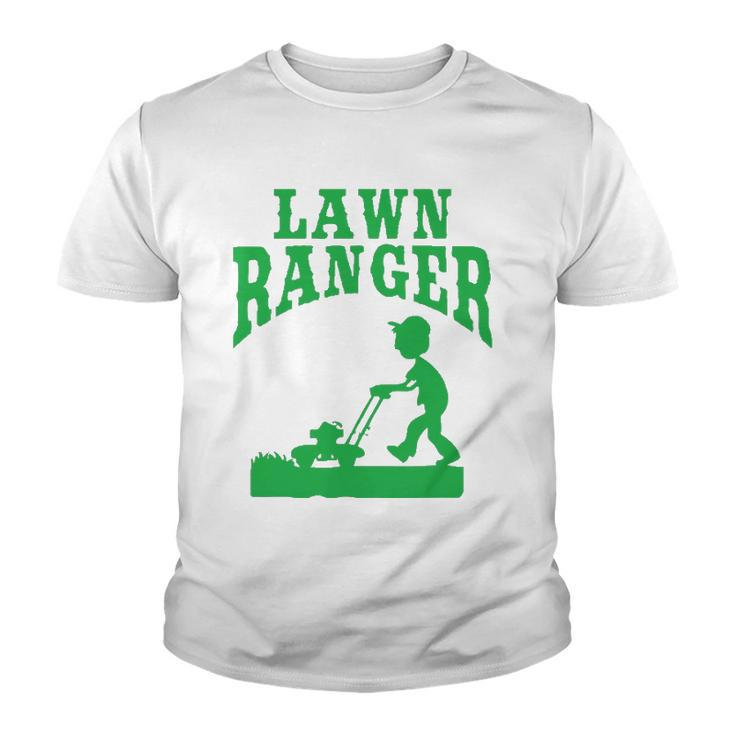 Lawn Ranger Funny Landscaping Gardener Youth T-shirt