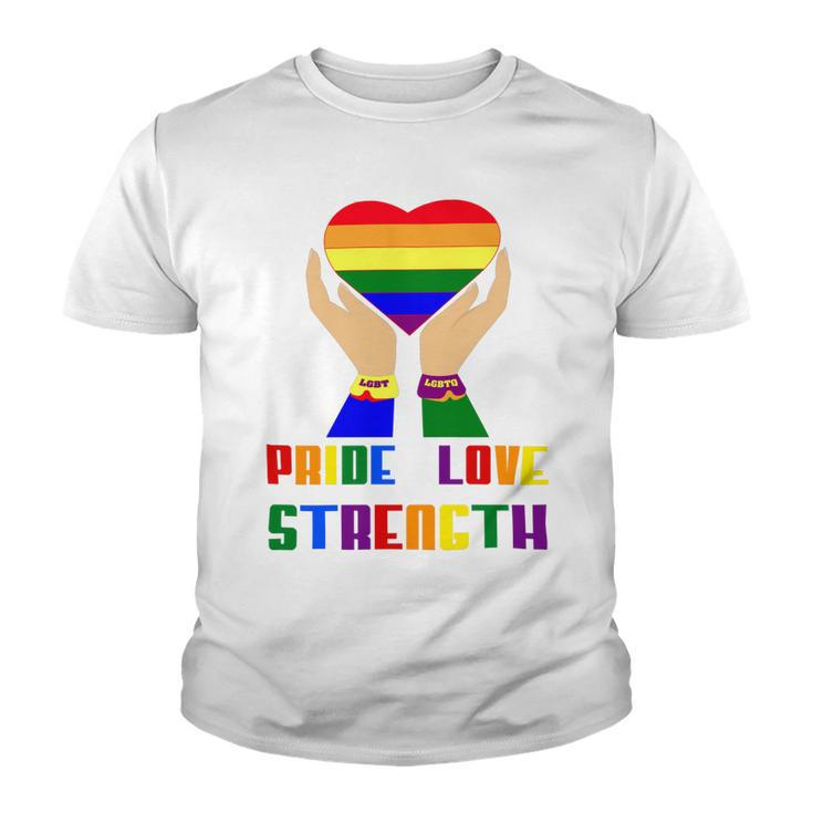 Lgbt Pride Month  Lgbt History Month Slogan Shirt Lgbt Love Heart Youth T-shirt