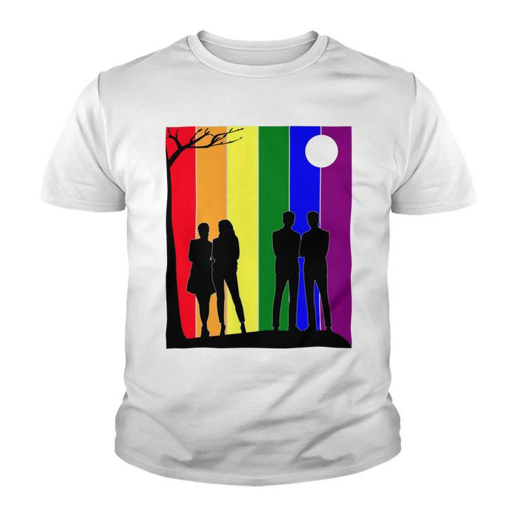 Lgbt Pride Month  Lgbt History Month Slogan Shirt Respect Love Youth T-shirt