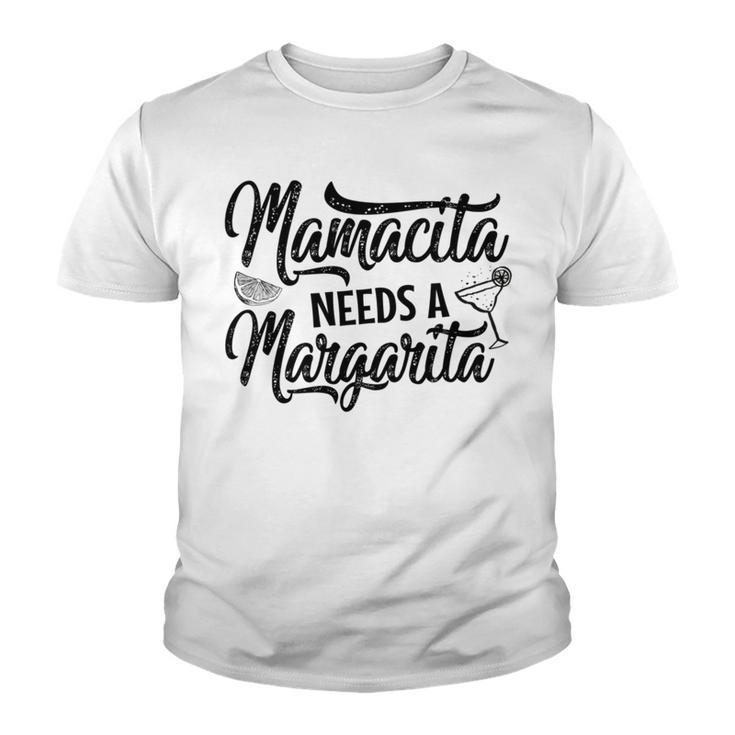 Mamacita Needs A Margarita Funny Cinco De Mayo Mom Gift Youth T-shirt