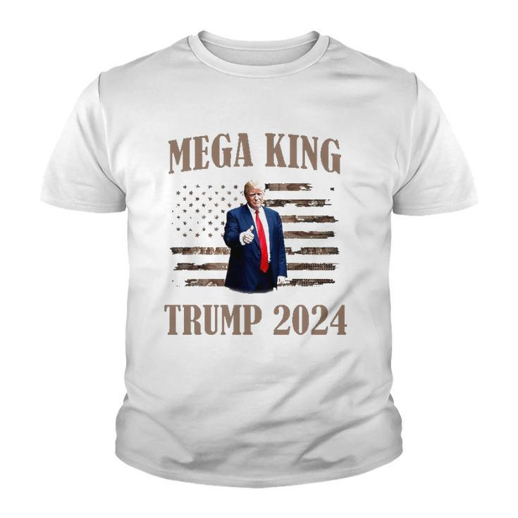 Mega King Mega King Trump 2024 Donald Trump Youth T-shirt