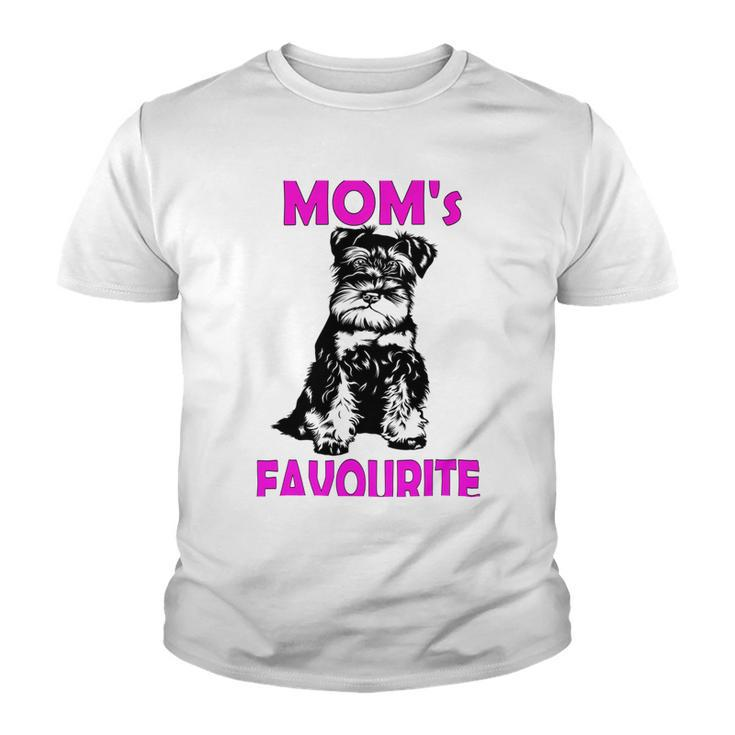 Miniature Schnauzer At Home Moms Favourite Multi Tasking Dog Youth T-shirt