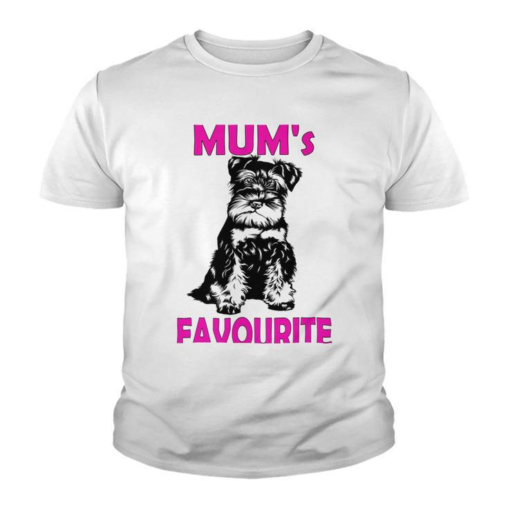 Miniature Schnauzer At Home Mums Favourite Multi Tasking Dog Youth T-shirt