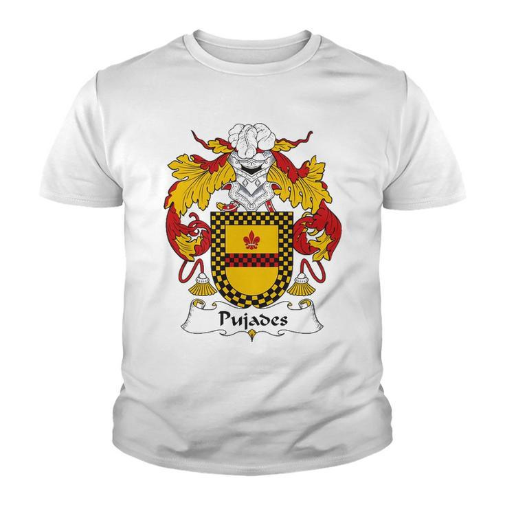 Pujades Coat Of Arms   Family Crest Shirt Essential T Shirt Youth T-shirt
