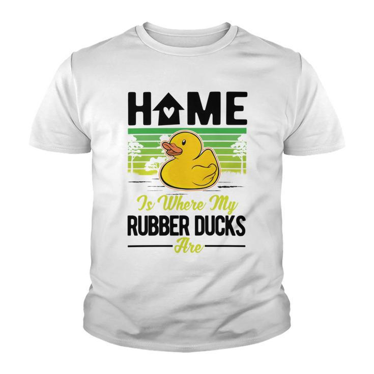 Rubber Duck Home Youth T-shirt